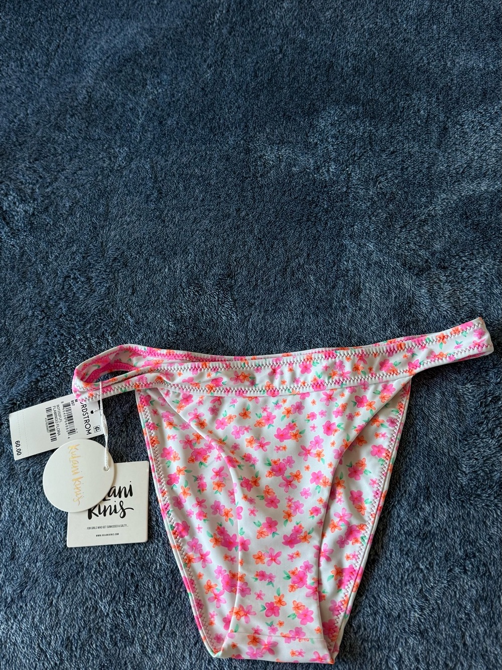NWT Kulani Kinis Underwire Bikini Set in Flamingo Flora Top is L & Bottom M👙🦩🌸 - Picture 6 of 9